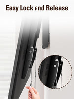 Mounting Dream TV Mount Fixed for Most 42-84 Inch Flat Screen TVs, TV Wall Mount Bracket up to VESA 600 x 400mm and 132 lbs - Fits 16"/18"/24" Studs - Low Profile and Space Saving MD2163-K