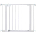 Safety 1st Easy Install Walk-Thru Baby Gate with Door – White, 28” Tall, Fits 29”–38” Doorways