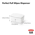 OXO Tot Perfect Pull Baby Wipes Dispenser – One-Handed Wipe Holder, Moisture-Sealed, Refillable