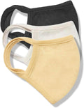 Cotton Face Masks - Made of Premium Organic Cotton, Reusable Washable Soft Cloth Face Masks 3/6 Pk
