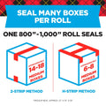 Scotch Heavy Duty Shipping Packaging Tape, 1.88" x 27.7 yd, Great for Packing, Shipping & Moving, Clear, 1 Dispensered Roll (142L)