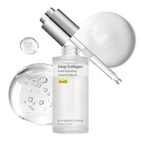 SUNGBOON EDITOR Deep Collagen Anti-Wrinkle Cream In Serum | Volufiline, Real Collagen, Skin Volumizing, Glass Skin, Elasticity for Aged Skin, Korean Skin Care, Serum for Face, 1.01 fl. oz