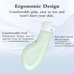 Blackhead Remover Tool, Silicone Face Scraper for Deep Cleansing, Skin Scrubber Face Spatula, Nose Blackhead Remover, Skin Care Tool for Men and Women (Green)