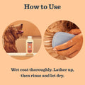 MRS. MEYER'S Clean Day 3 in 1 Dog Shampoo, White Peach Scent, 14oz