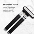 KitchenAid Classic Multifunction Can Opener and Bottle Opener Easy to Use, Razor Sharp Stainless Steel Cutting Wheel, Soft Ergonomic Handles, Black