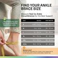 Modvel Ankle Brace for Women & Men - Compression Ankle Sleeve & Foot Brace, Right Left Ankle Support for Sprained Ankle, Achilles Tendonitis, Plantar Fasciitis Relief, Running Basketball Soccer