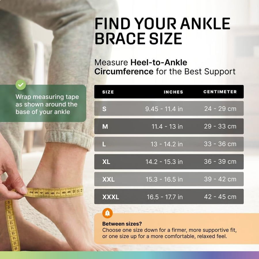Modvel Ankle Brace for Women & Men - Compression Ankle Sleeve & Foot Brace, Right Left Ankle Support for Sprained Ankle, Achilles Tendonitis, Plantar Fasciitis Relief, Running Basketball Soccer