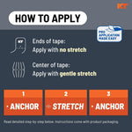 KT Tape Original Cotton Elastic Kinesiology Tape for Everyday Muscle and Joint Support