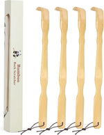YIMICOO 2 Pack 17 Inch Long Wooden Bamboo Back Scratchers for Adults