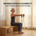 VEICK Resistance Bands - 5 Workout Bands with Handles for Home Fitness