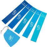 Fit Simplify Resistance Loop Bands - 5 Levels, Carry Bag, Instruction Guide