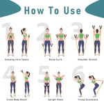Resistance Bands with Handles for Full Body Workout, Therapy, Home Fitness