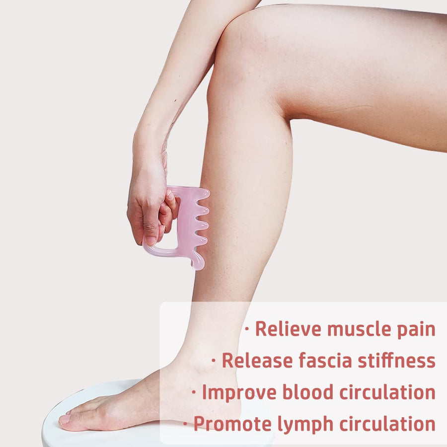 Fascia Massage Blaster Tool for Cellulite and Myofascial Release Pink