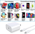 for iPhone Fast Charger, 33W USB C PD Wall Charger Block Plug with[MFi Certified]6ft Type C to Lightning Cable Quick Charging Data Sync Cord for iPhone14 13 12 11 Pro Max Mini Xs Xr iPad Air