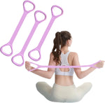 Figure 8 Resistance Bands with Handles for Arm, Shoulder, Back Workout