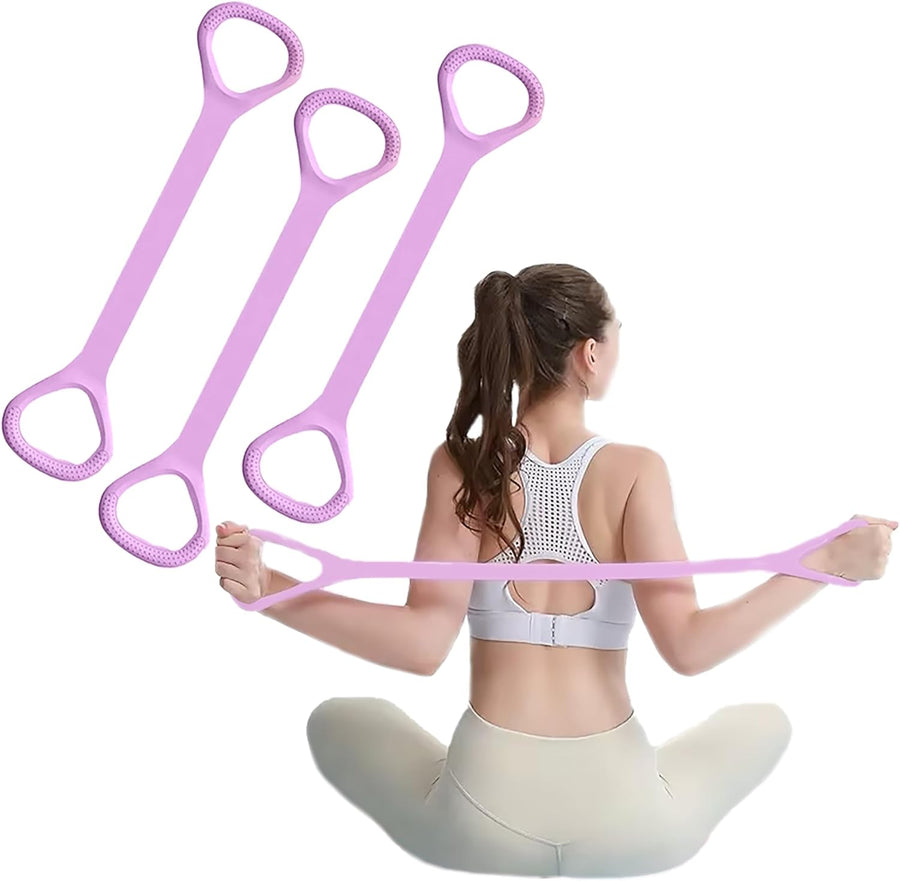 Figure 8 Resistance Bands with Handles for Arm, Shoulder, Back Workout