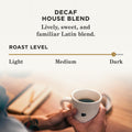 Peet's Coffee, Dark Roast Decaf Single Serve Coffee Pods, 100% Arabica Coffee - Decaf House Blend 32 Count (1 Box of 32 Pods)