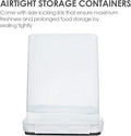 Vtopmart 4 PCS Large Food Storage Containers 5.2L / 175oz, 4 Pieces BPA Free Plastic Airtight Canisters for Flour, Sugar, Baking Supplies, Rice with Lids, 4 Measuring Cups and 24 Labels, Black