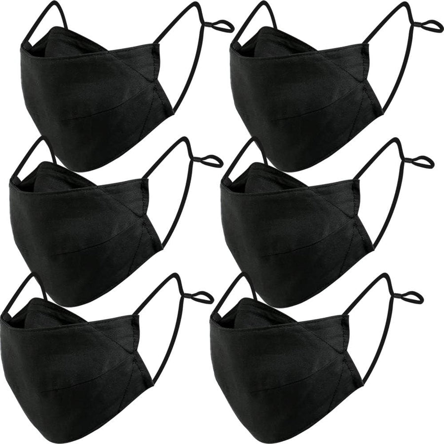 BASE CAMP 100% Cotton Reusable Cloth Face Masks with Filter Pocket