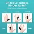 Vive Trigger Finger Splint - Support Brace for Middle, Ring, Index, Thumb and Pinky - Straightening Curved, Bent, Locked Stenosing Tenosynovitis Tendon Lock Release Knuckle Stabilizer - HSA/FSA