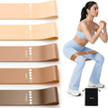 5-Pack Resistance Bands for Strength Training, Stretching, Pilates & Yoga