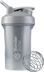 BlenderBottle Classic V2 Shaker Bottle, 20oz, Clear/Black