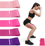5-Level Resistance Bands Set for Full Body Workout, Yoga, Rehab