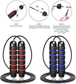 Redify Jump Rope,Jump Ropes for Fitness for Women Men and Kids,Speed Jumping Rope for Workout with Ball Bearings,Adjustable Skipping Rope for Exercise&Slim Body at Home School Gym