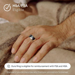 Oura Ring 4 - Silver - Size 9 - Sleep, Activity, Women’s Health, AI Advisor, Up to 8 Days of Battery Life, Size Before You Buy, Android & iOS Compatible