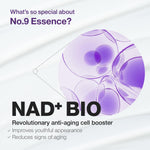 Numbuzin No.9 Essence | NAD+ BIO Lifting Serum for Firming & Wrinkles | 1.69 fl. oz.