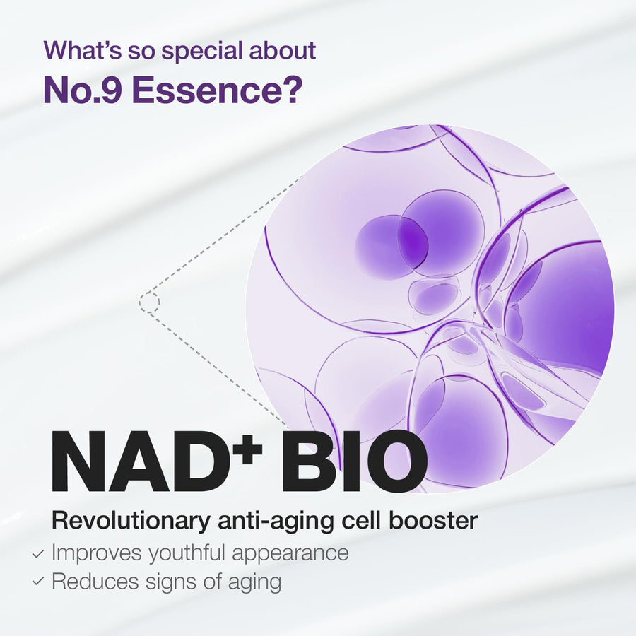 Numbuzin No.9 Essence | NAD+ BIO Lifting Serum for Firming & Wrinkles | 1.69 fl. oz.