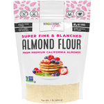 Wholesome Yum Premium Fine Blanched Almond Flour For Baking & More (16 oz / 1 lb) - Low Carb, Gluten Free, Non GMO, Keto Friendly Flour Substitute With Ground Almonds