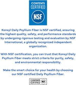 Konsyl Daily Psyllium Fiber Powder 19oz Natural Unflavored Soluble Dietary Fiber Supplement