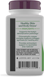 Nature's Way Chlorofresh Chlorophyll Concentrate Softgels, Chlorophyllin Copper Complex, Internal Deodorant Supplement, Supports Healthy Skin and Detox Pathways*, 90 Softgels (Packaging May Vary)