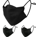 BASE CAMP 100% Cotton Reusable Cloth Face Masks with Filter Pocket