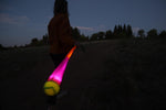 Foxtail LED - Outdoor Throw and Catch Light Up Game - Foam Ball & Tail Glow at Night - Play in The Dark - Fun Gift Idea for Kids & Adults, Boys & Girls