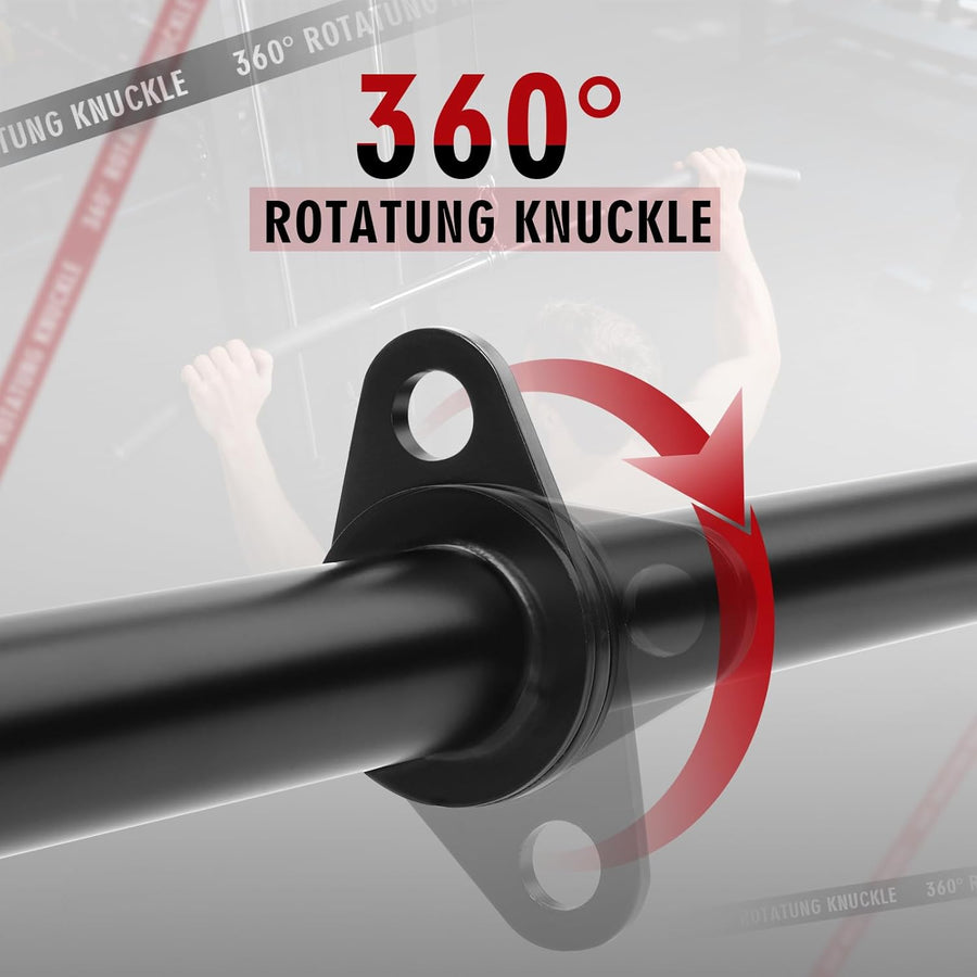 39.7'' Lat Pulldown Bar with 360° Rotation for Strength Workouts