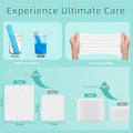 Face Towels, 10"×12" Disposable Face Towel, Face Towelettes XL, Ultra Soft Makeup Remover Dry Wipes, Thick Face Towel for Sensitive Skin, 50 Count (1 Pack)