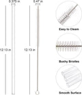 Replacement Straw Compatible with Stanley 40 oz 30 oz Cup Tumbler, 6 Pack Reusable Straw with Cleaning Brush, Plastic, Clear