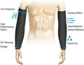 YQXCC 4 Pairs Arm Sleeves, Cooling UV Sun Protection Sports Compression Sleeves for Men Women, Golf Basketball Arm Sleeves