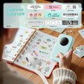 Phomemo Label Maker, D30 Portable Bluetooth Mini Label Printer Machine, Smartphone Handheld Thermal Sticker Small Labeler Multiple Templates Fonts Icon Inkless Custom Label for Home Kids, School Item