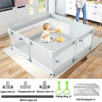 Baby Playpen, 47x47in Small Play Pen,Toddler Playpen for Apartment,Play Yard,Activity Fence, Extra Large Baby Playard