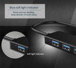 USB 3.0 Hub, VIENON 4-Port USB Hub USB Splitter USB Expander for Laptop, Xbox, Flash Drive, HDD, Console, Printer, Camera,Keyborad, Mouse(Not for Charging)
