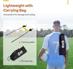 GHB Pro 20ft Agility Ladder - 12 Rungs, Adjustable, with Bag