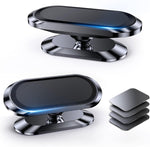 2-Pack Magnetic Phone Holder for Car Dash Strong Magnet Magnetic Car Phone Holder Mount 4 Plate Phone Holders for Your Car Phone Mount for Car Dashboard Cell Phone Car Mount for iPhone Samsung