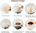 Cone Coffee Filters #2, 200 Count Unbleached Size 02 Coffee Filter, Disposable Natural Paper Filters 2-4 Cup, 02 Cone Filters for Pour Over and Drip Coffee Maker