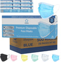 Litepak Premium Disposable Face Mask 500pcs 3ply Soft with Nose Wire