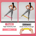WIKDAY Resistance Bands Set - 5 Workout Loops for Men Women Home Gym Fitness