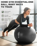 Trideer Exercise Ball for Yoga, Pilates & Fitness - 5 Sizes