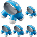 HoMedics Quatro Mini Hand-Held Vibration Massager with 4 Nodes, Battery-Operated